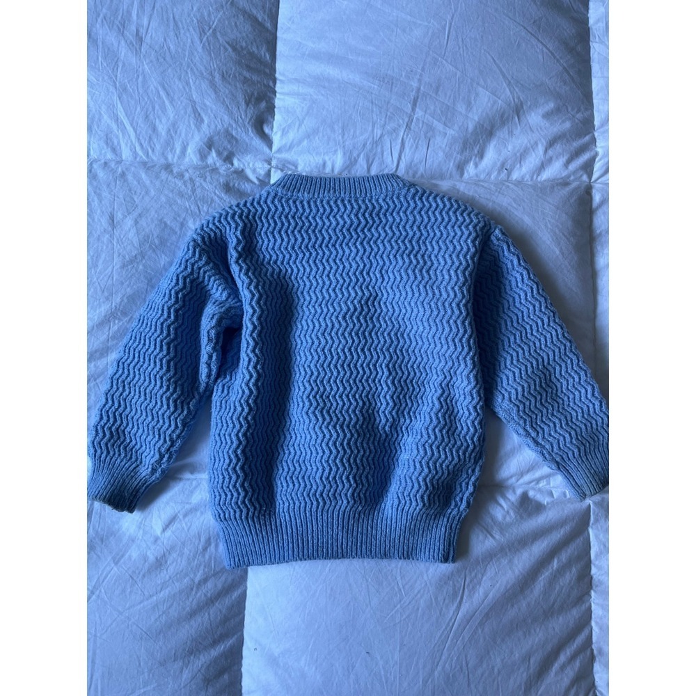 Kids Blue Honey Daisy Sweater Knit Pullover Long Sleeve Casual Top Size 2T / 90 - Picture 5 of 5